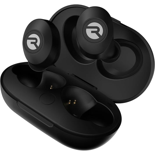 Raycon Bluetooth Wireless Earbuds with Microphone- Stereo Sound In-Ear Bluetooth Headset True Wireless Earbuds 32 Hours Playtime (Matte Black)